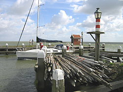 The harbour in Volendam